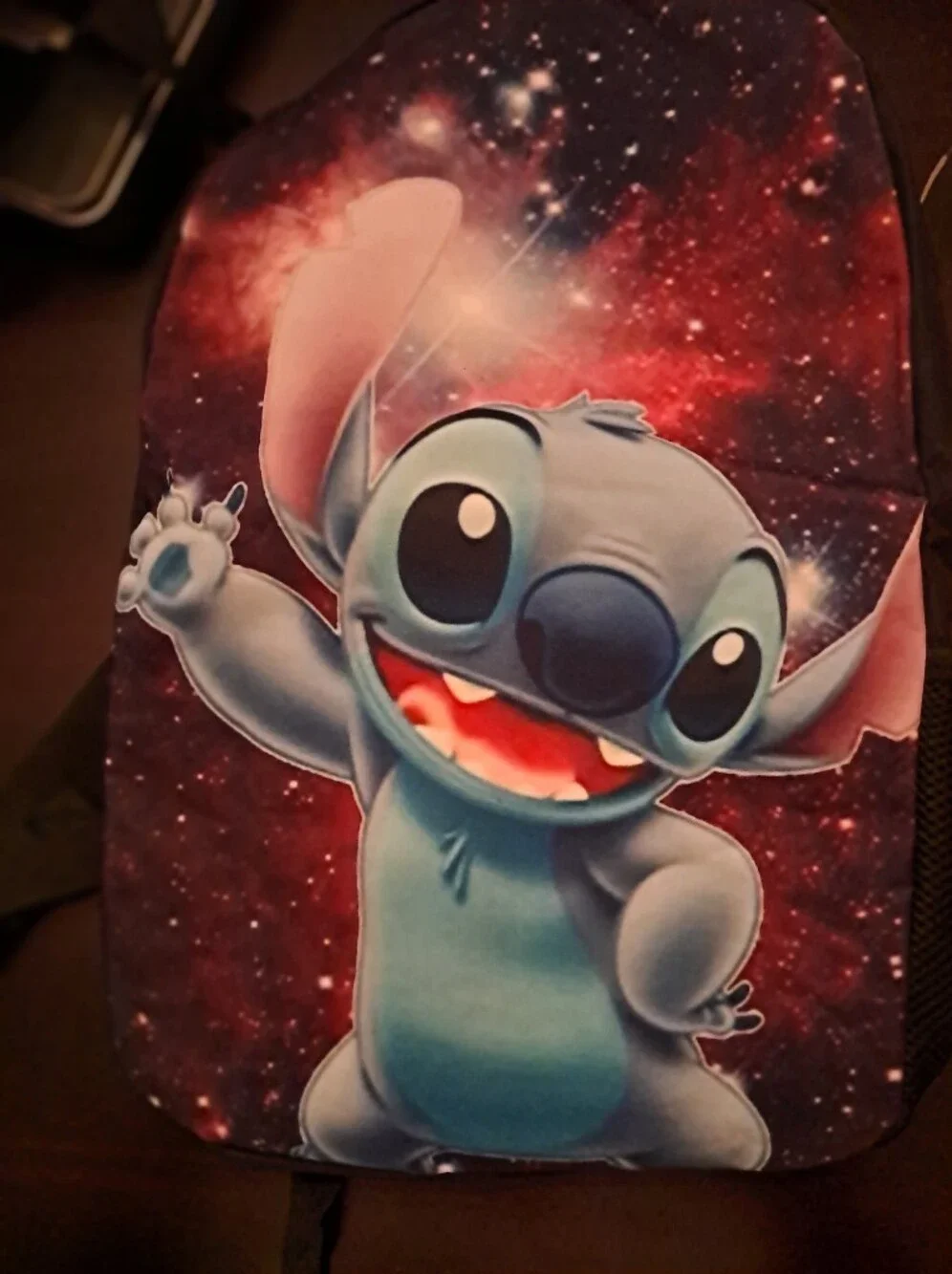 Kids Stitch Galaxy Backpack Set - Pink & Blue